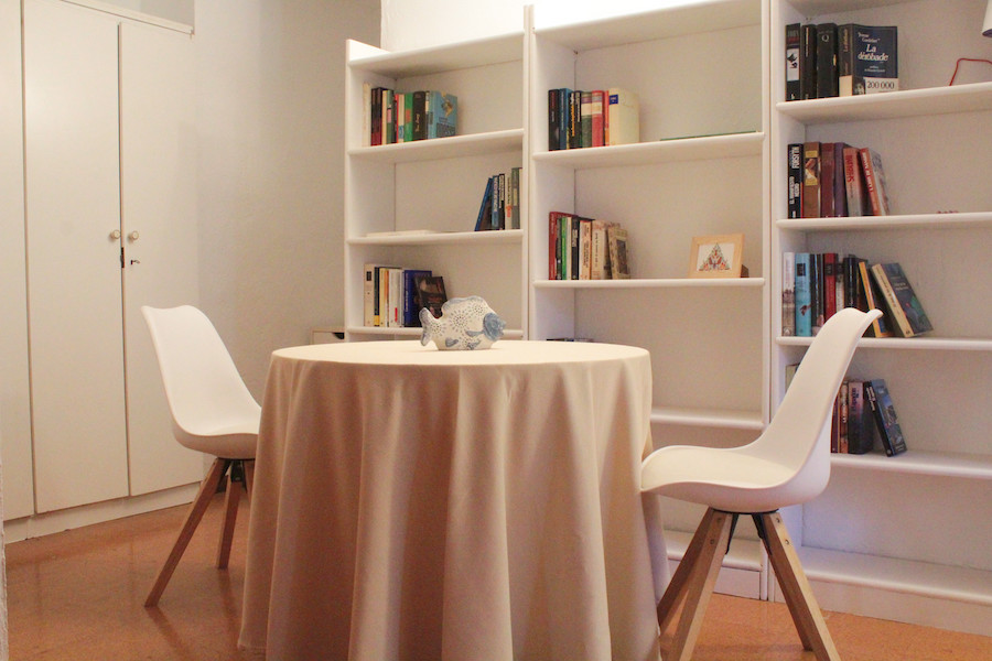 Ambiente tranquilo en el dormitorio de abajo