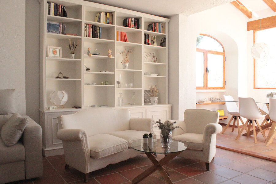 Ambiente acogedor en la sala de estar