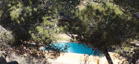 Vistas desde el bungalow de la piscina